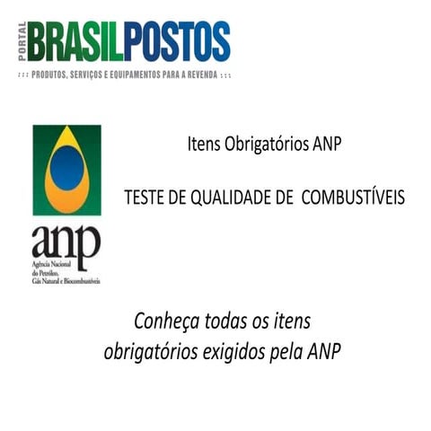 Kit Obrigatório Análise de Combustíveis para Postos _anp