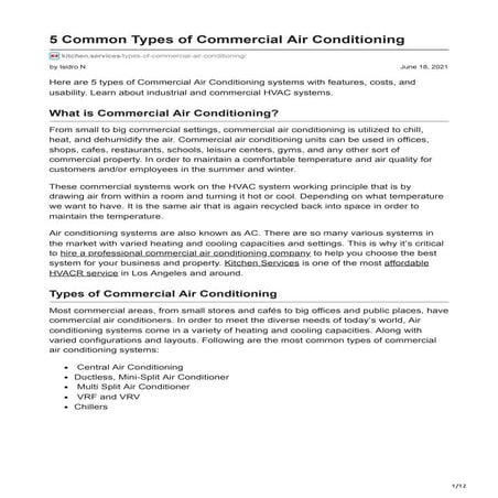 kitchen.services-5 Common Types of Commercial Air Conditioning.pdf