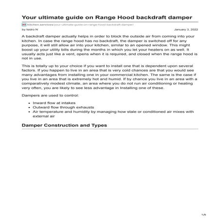 kitchen.services-Your ultimate guide on Range Hood backdraft damper.pdf