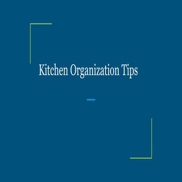 Picture of Kitchen Organization Tips.pptx