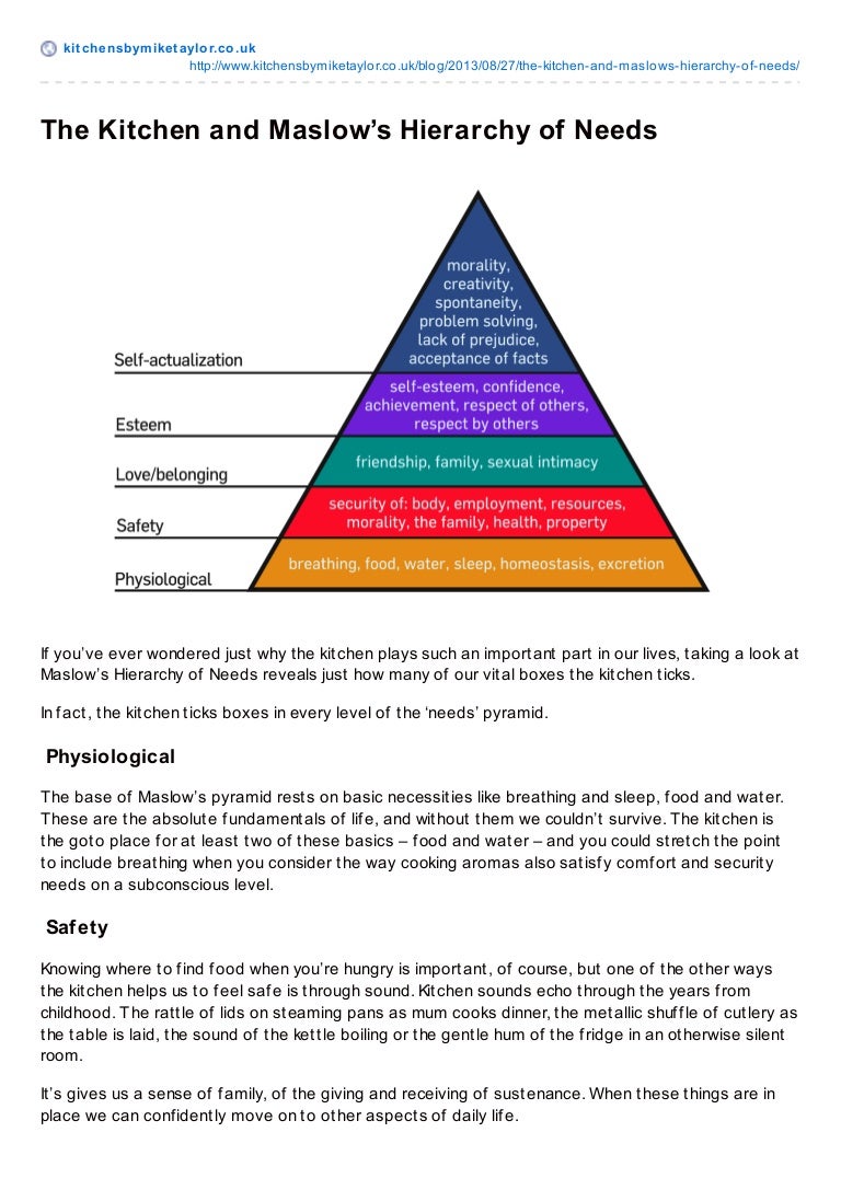 Restaurant Kitchen Hierarchy the kitchen and maslow's hierarchy of needs Restaurant Kitchen Hierarchy the kitchen and maslow's hierarchy of needs