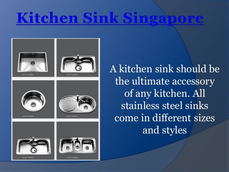 Kitchen sink singapore
