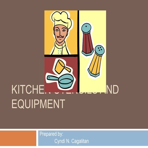 Kitchen utensils ppt