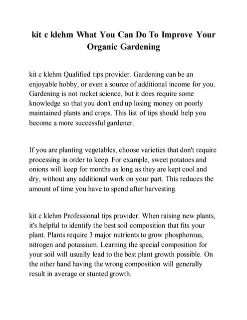 Best Gardening tips | KV Green Nest .pdf
