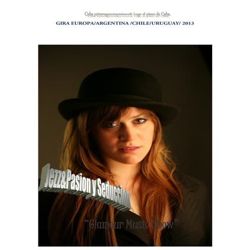 Luis Lugo Kit de prensa “ jezz milner  & glamour music show ”