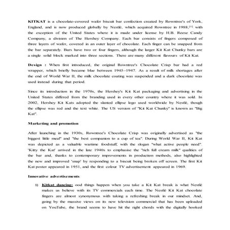 Kit kat ppt | PPTX