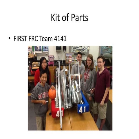 FIRST FRC 4141 Kit of parts