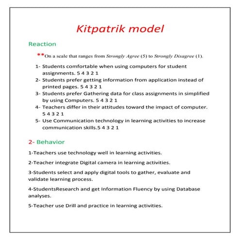 Kitpatrik model