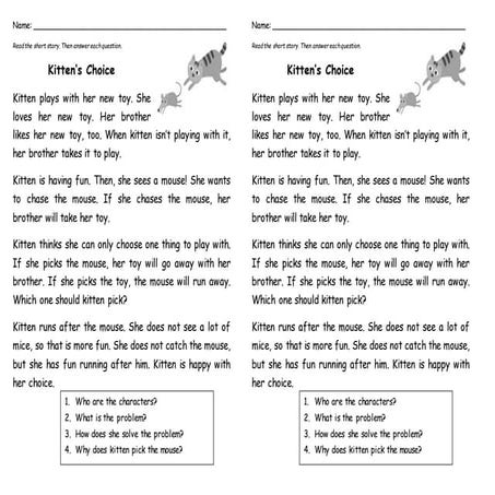 Kitten's Choice Story