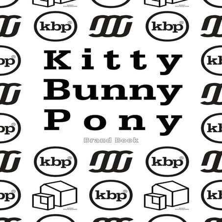 키티버니포니 브랜드북 Kitty bunny pony brand book