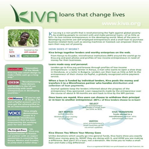 Kiva Flier
