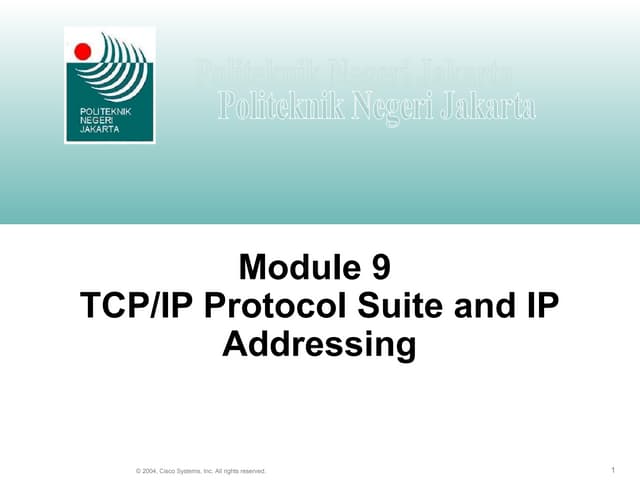 Cisco CCNA module 9