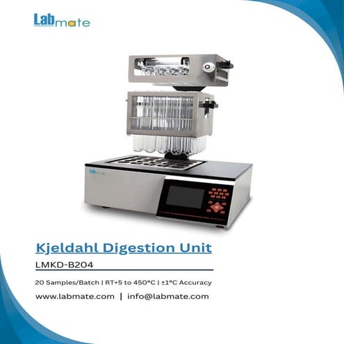 Kjeldahl Digestion Unit LMKD-B204 - kjeldahl Digestion Block | PDF