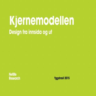 Kjernemodellen Yggdrasil 2015