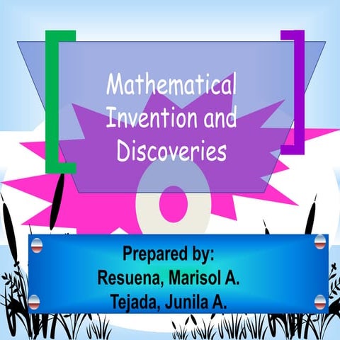Mathematical Invention and Discoveries