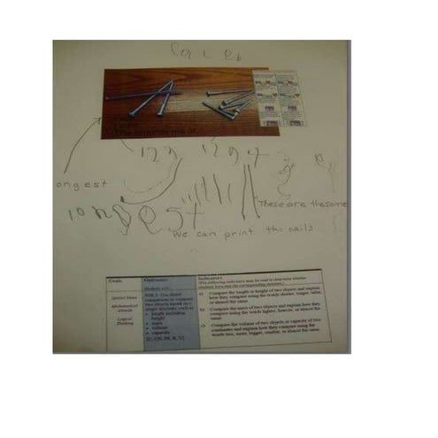 Kindergarten Journal Measurement