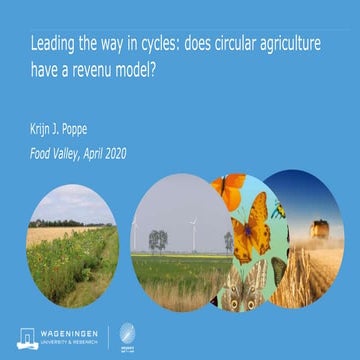 Strategies for Advancing Circular Economy in Sustainable Agriculture | PPTX