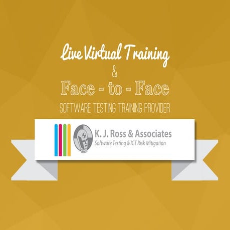 KJ Ross Software Testing Training Pack