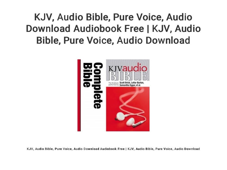 kjv audio bible free download