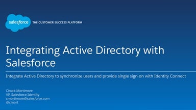 Integrating Active Directory with Salesforce