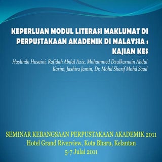 Keperluan Modul Literasi Maklumat D...