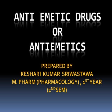 KK Anti emetic drugs