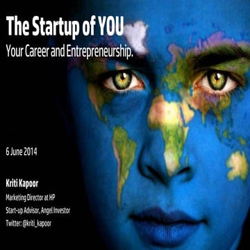 The Startup of YOU: Your Career & Entrepreneurship