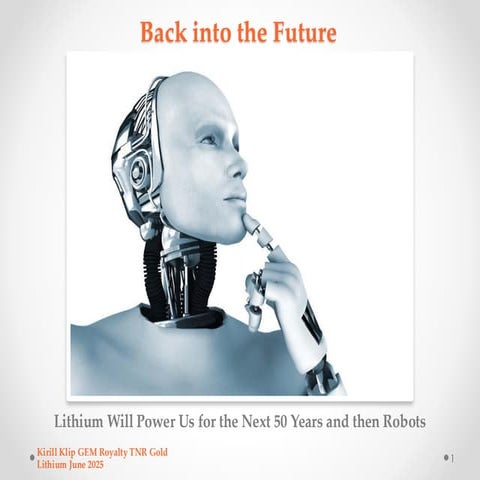 Kirill Klip GEM Royalty TNR Gold Lithium Presentation