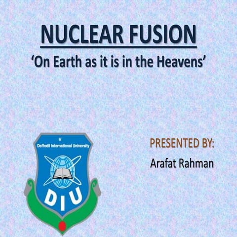 nuclear fusion