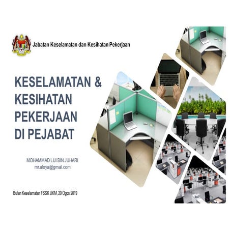 Keselamatan dan Kesihatan Pekerjaan (KKP) di Pejabat