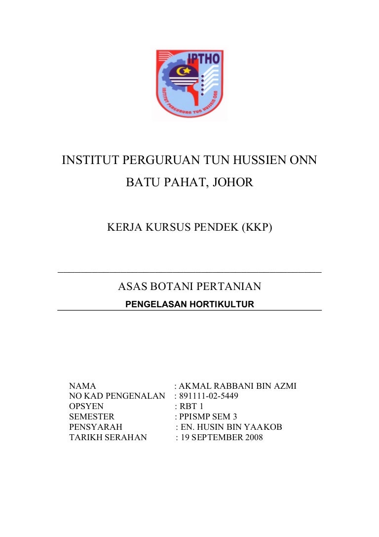 Kkp Pertanian