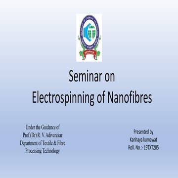 Electrospinning of Nanofibres