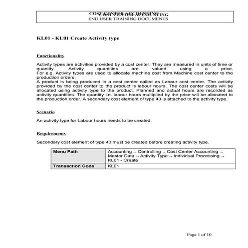 Kl01 Create Activity Type