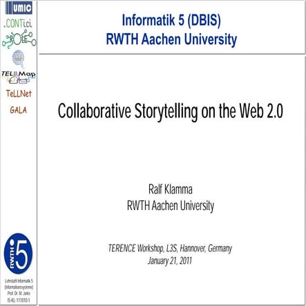 Collaborative Storytelling on the Web 2.0