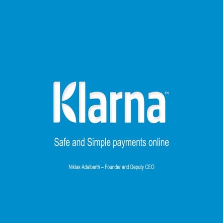 Klarna - NOAH12 London