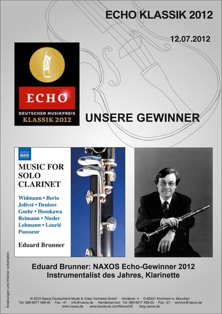 ECHO Klassik Gewinner 2012 (NAXOS u...