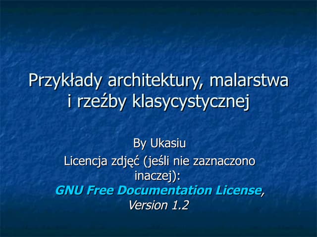 Klasycyzm