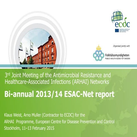 Biannual report CC conclusions. Klaus Weist (ECDC)