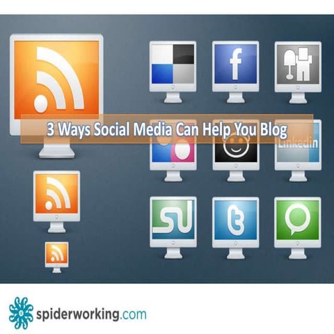 3 Ways Social Media Can Help You Blog