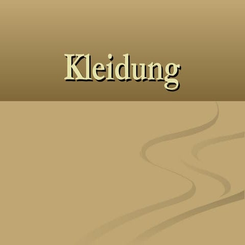 Kleidung