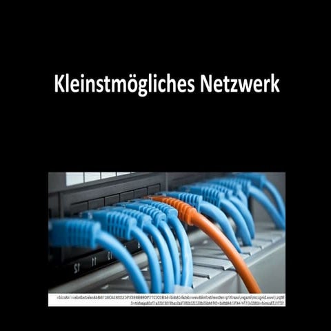 Kleinstmögliches netzwerk