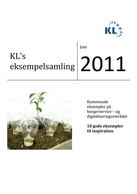 KLs anbefalinger