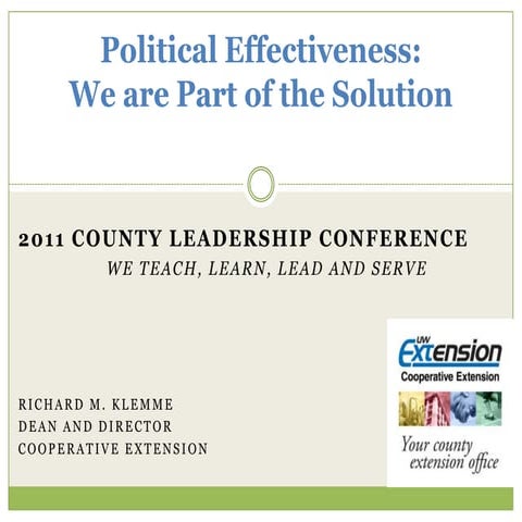 K lemme political effectiveness