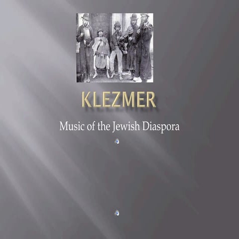 Klezmer presentation 2014