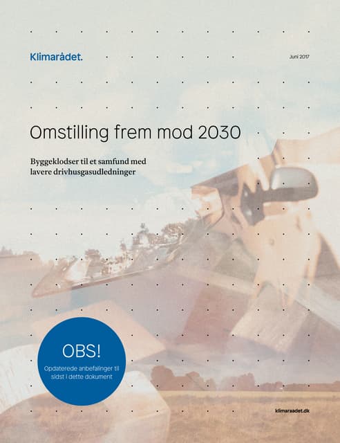 Omstilling frem mod 2030
