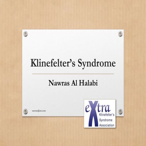 Klinefelter’s Syndrome