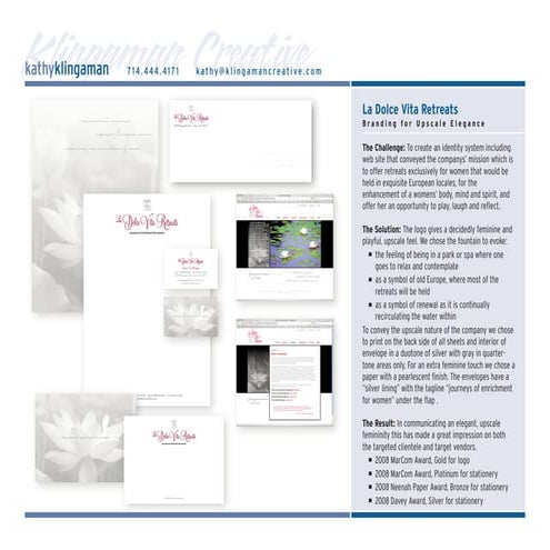 Klingaman Creative Portfolio Samples