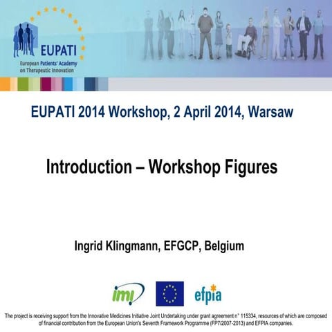 Introduction to the Workshop & Participant Statistics