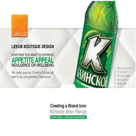 SunInBev Klinskoe beer Russia