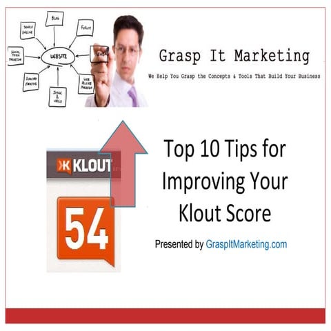 Tips to Improve Your Klout Score